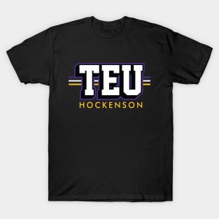 Tight End University - TEU - TJ Hockenson - Minnesota Vikings T-Shirt